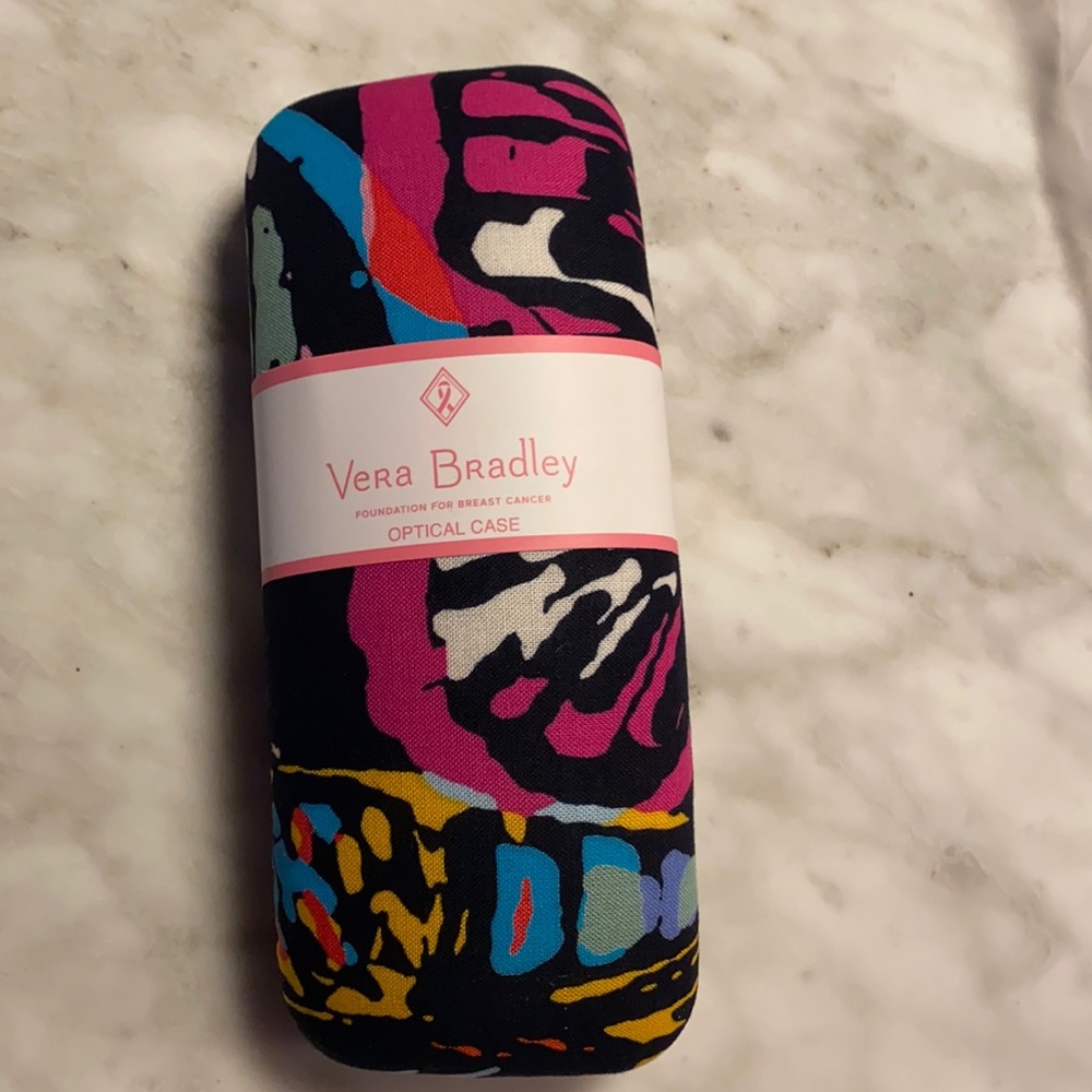 Vera Bradley Breast Cancer hard eyeglass case